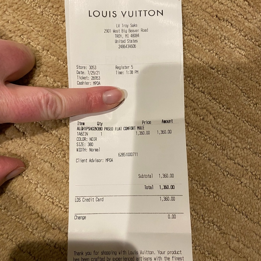 Louis Vuitton Paseo flat comfort mule - Picture 5 of 10